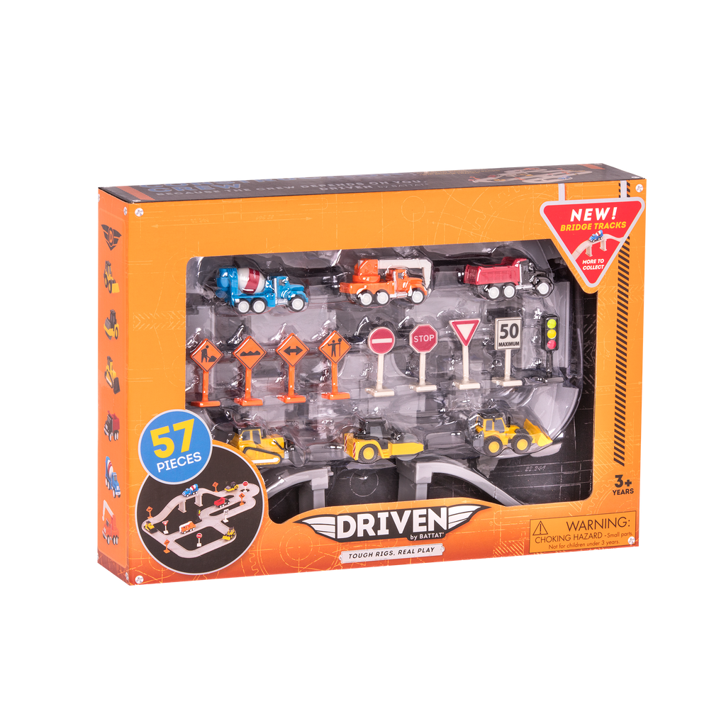 Mini Pocket Series Car Track Playset