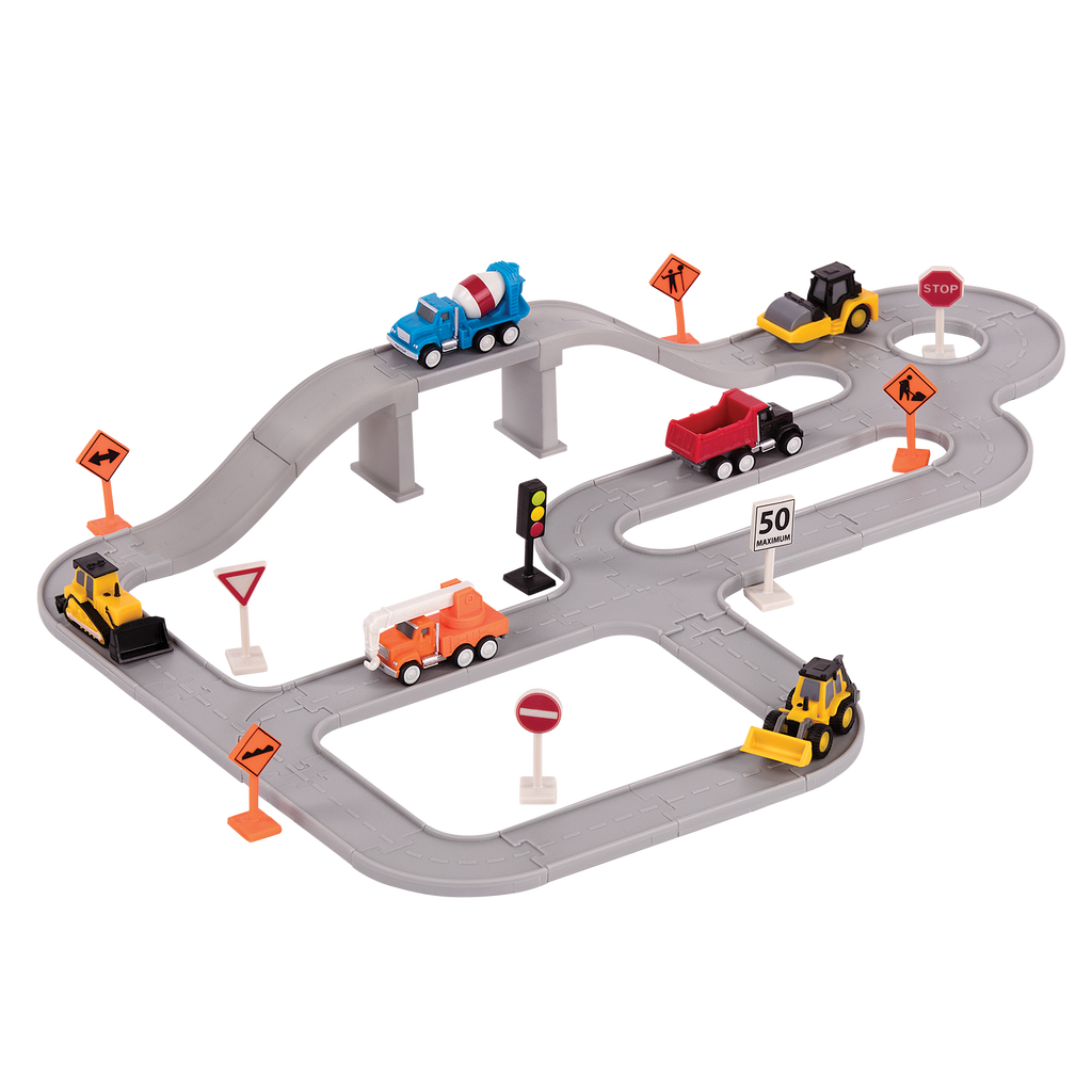 Mini Pocket Series Car Track Playset