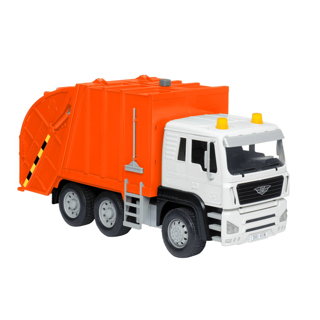 Large Standard Size Orange toy recycling truck