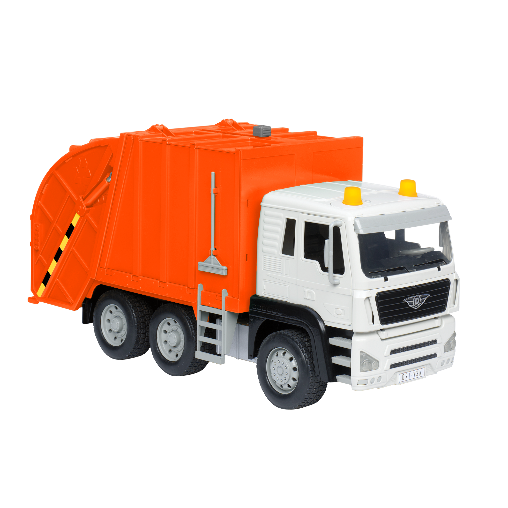 Large Standard Size Orange toy recycling truck