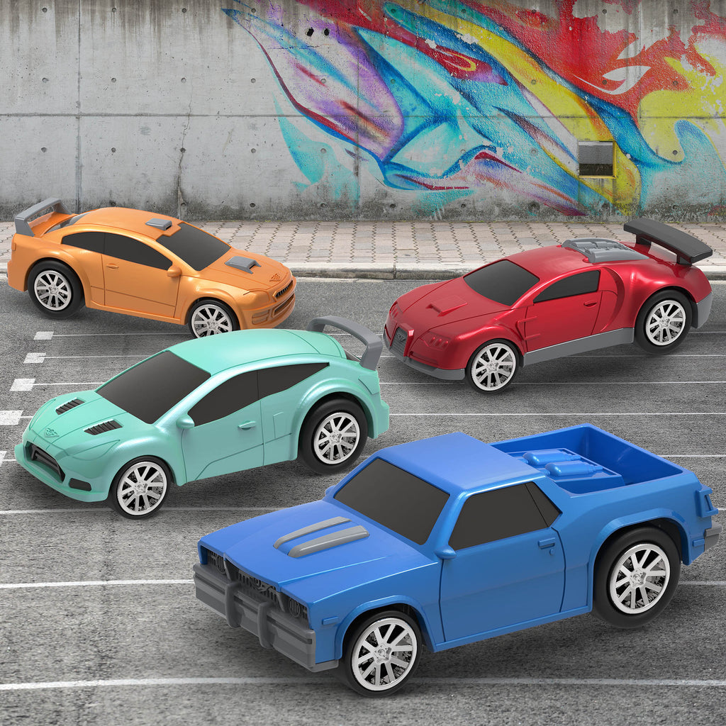 Pull-back toy car set