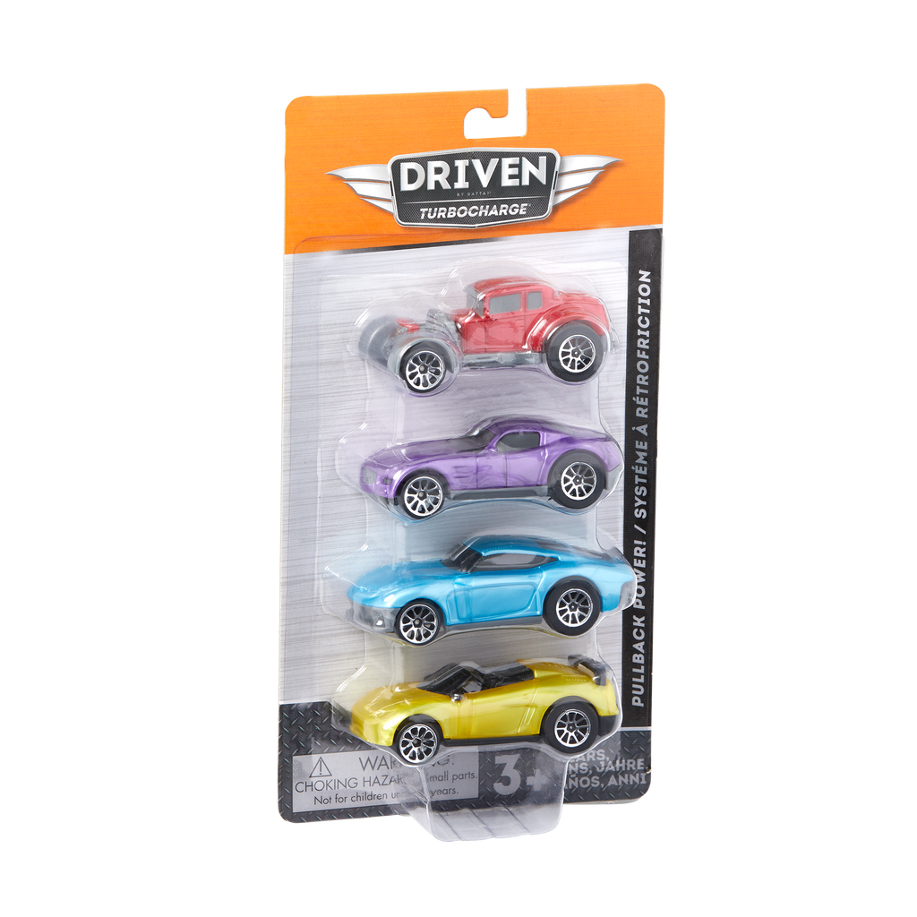 Pull-back toy car set