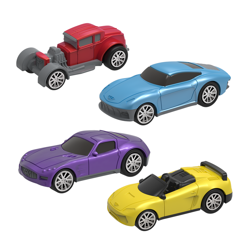 Pull-back toy car set