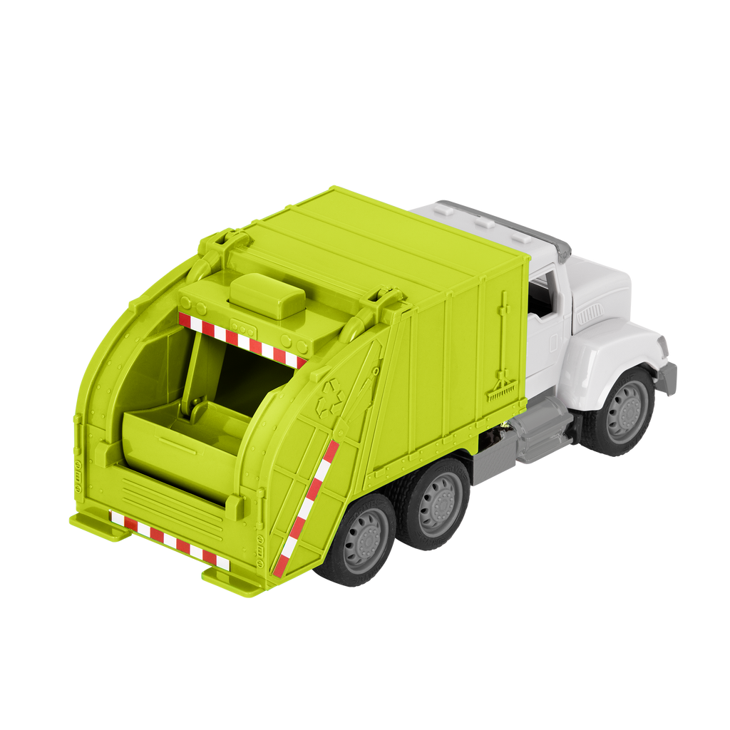 Green toy recycling truck with remote control