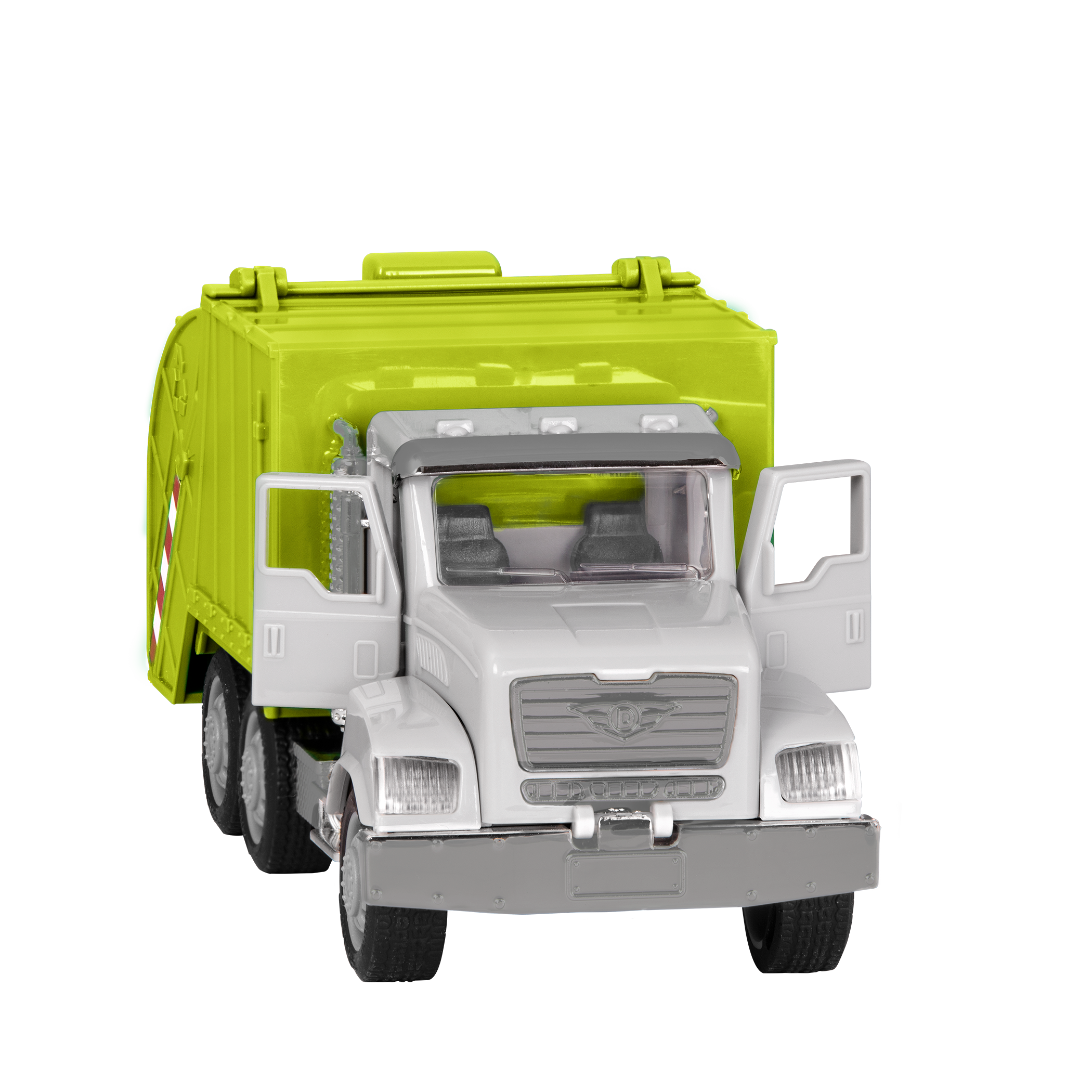 Green toy recycling truck with remote control