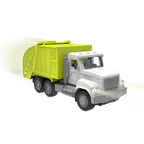 Green toy recycling truck with remote control