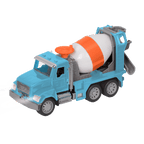 Blue toy cement mixer with remote control