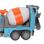 Blue toy cement mixer with remote control