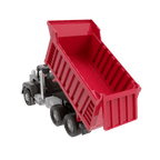 Red toy dump truck with remote control