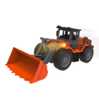 Midrange Remote control orange toy front end loader.