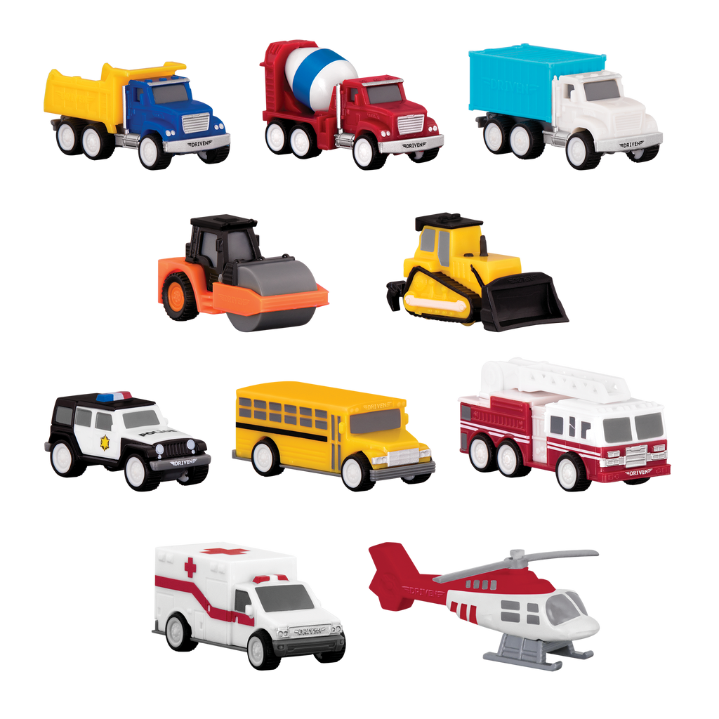 Mini toy vehicle set