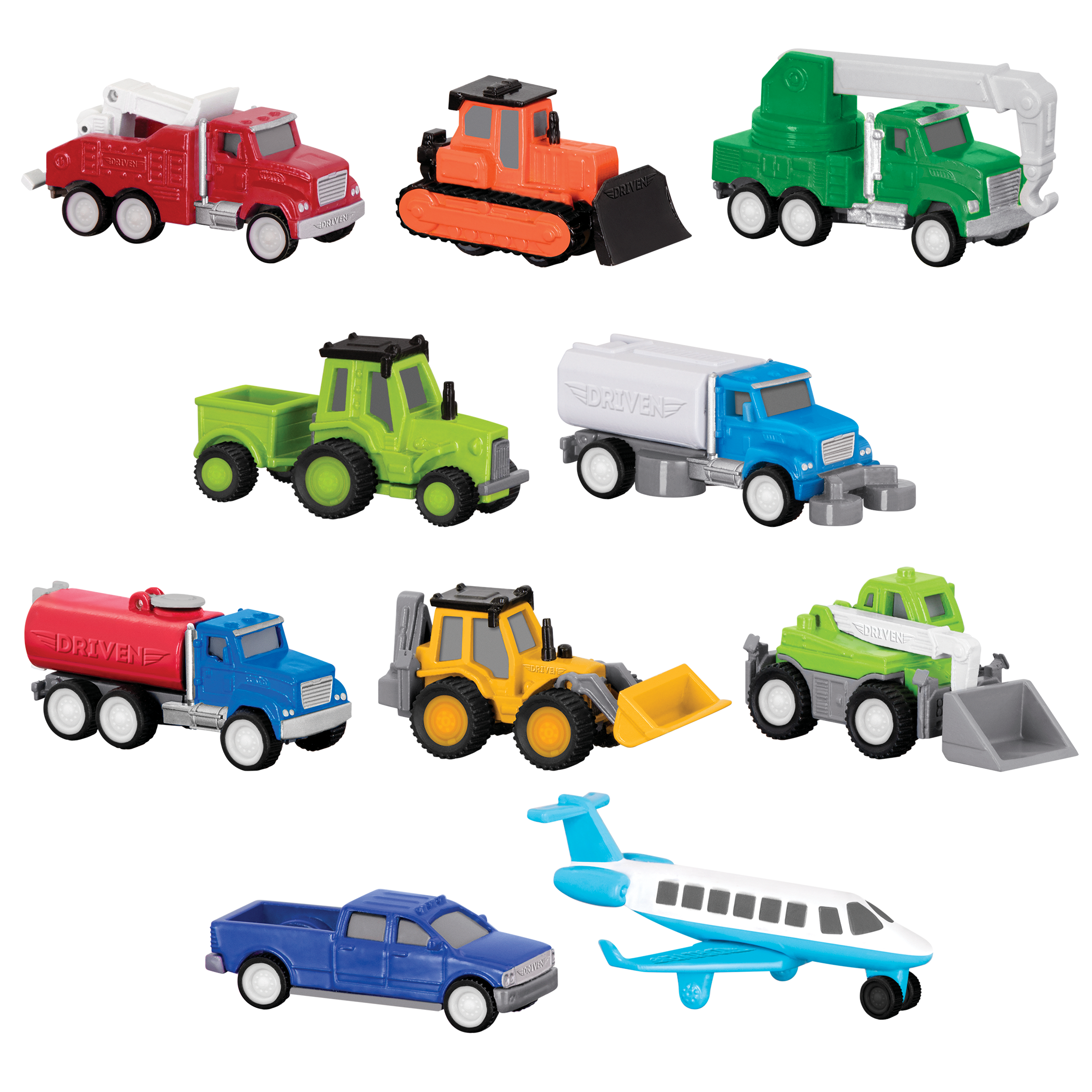 Miniature toy vehicle set