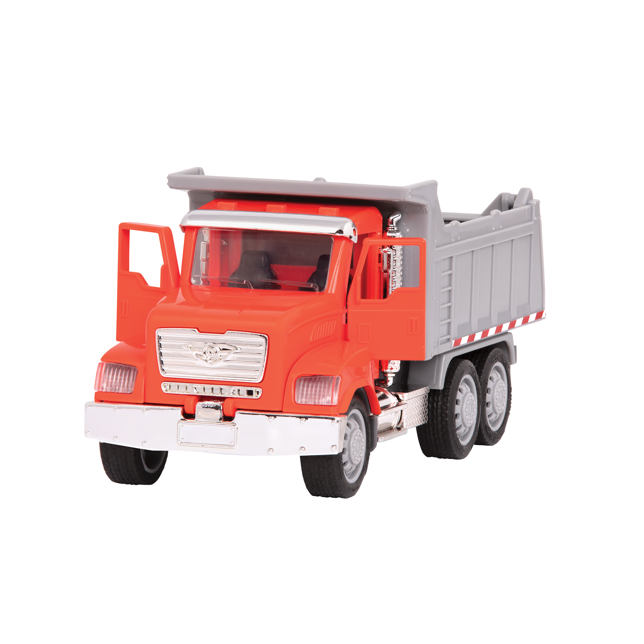 Small Micro Series Orange toy dump truck