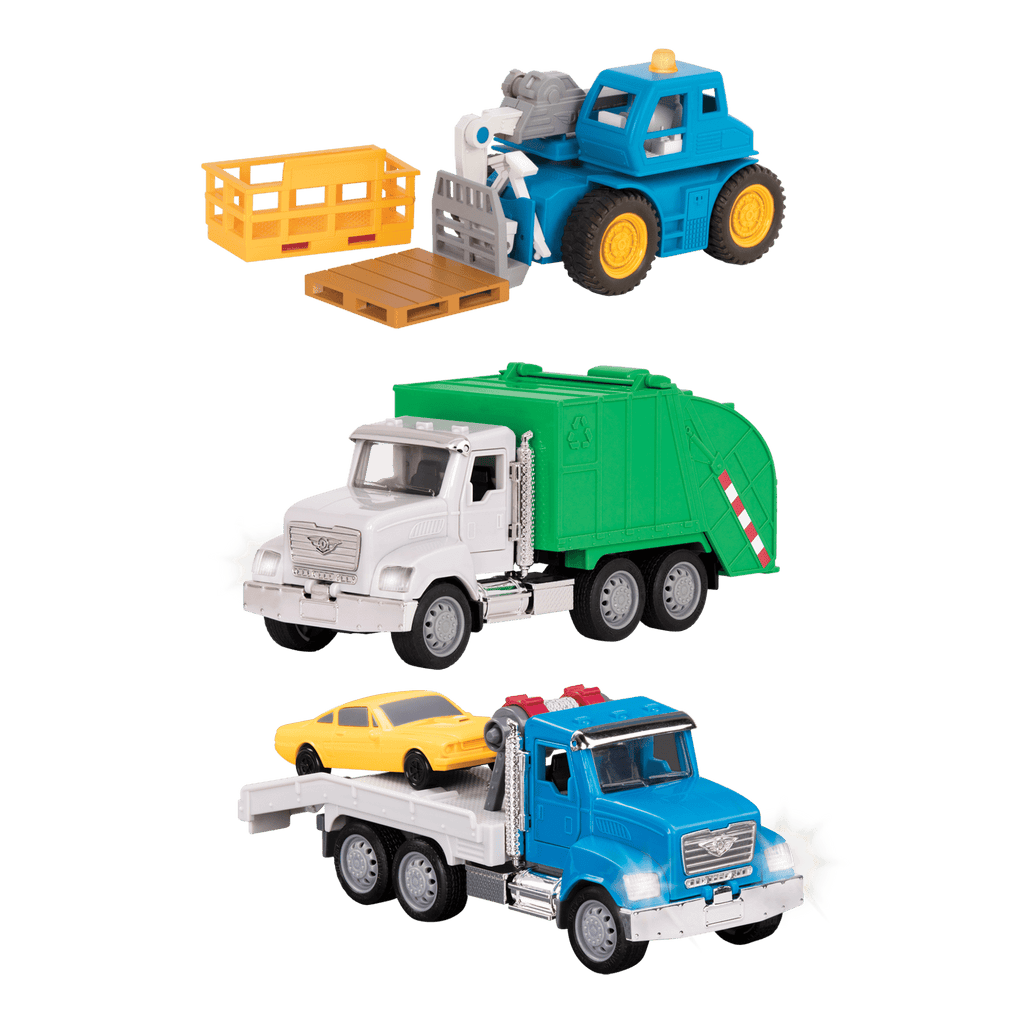 Toy truck set.