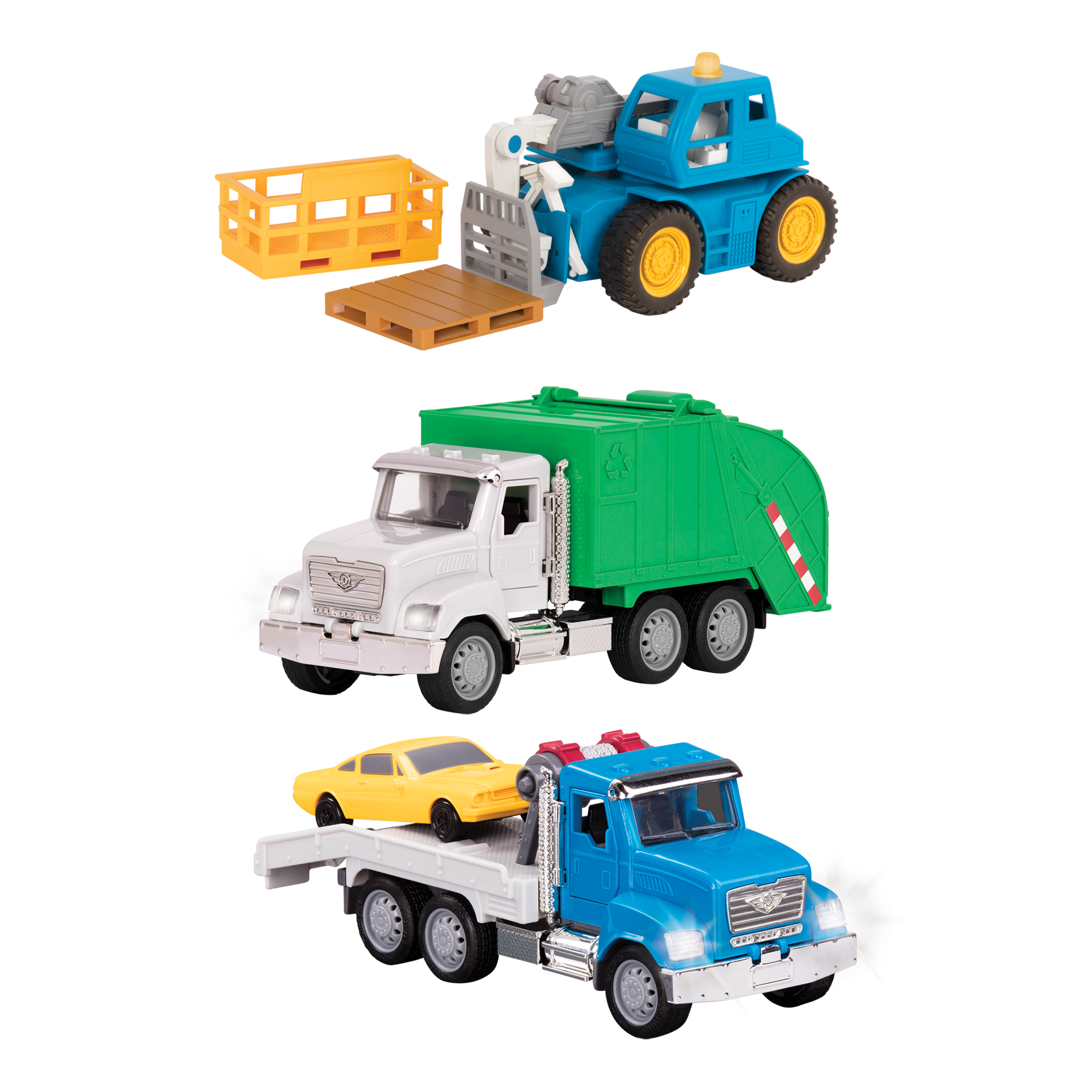 Toy truck set.