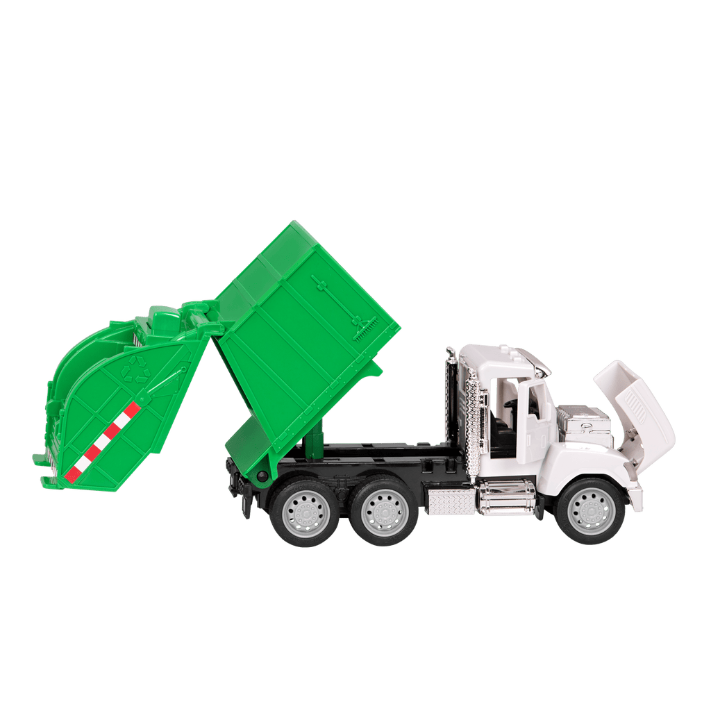 Small Green Recycling Truck