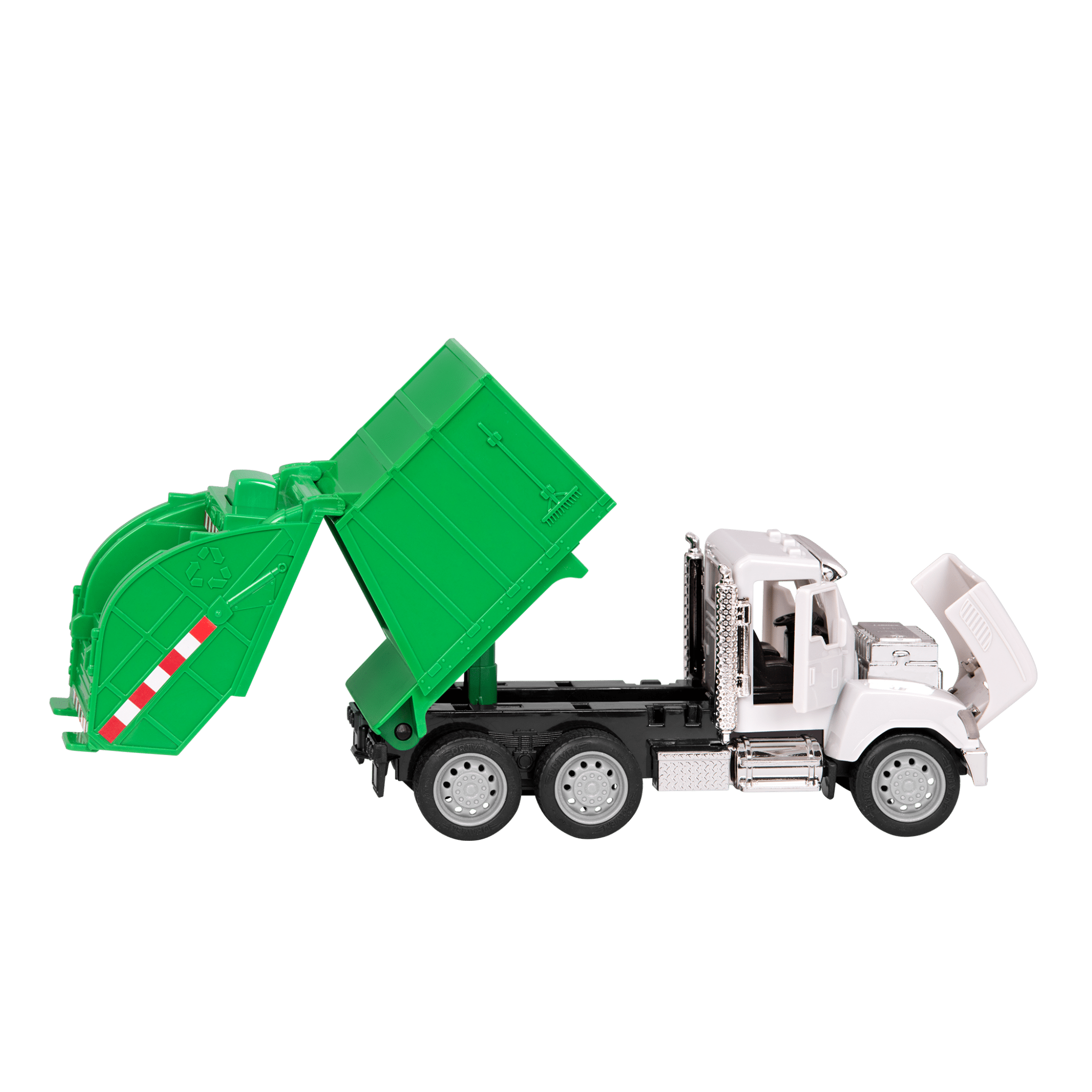 Small Green Recycling Truck