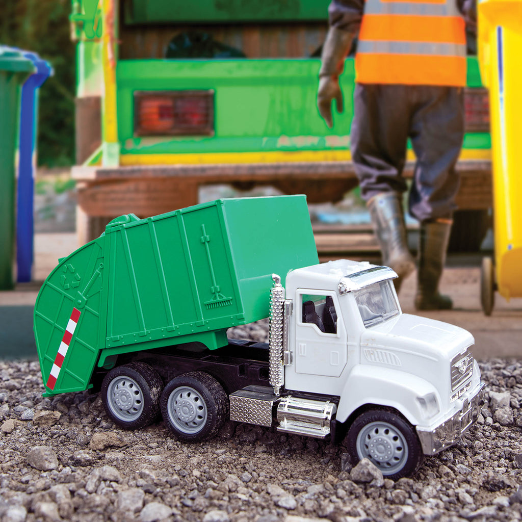 Small Green Recycling Truck