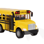 Large remote-control school bus.