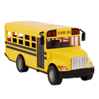 Large remote-control school bus.