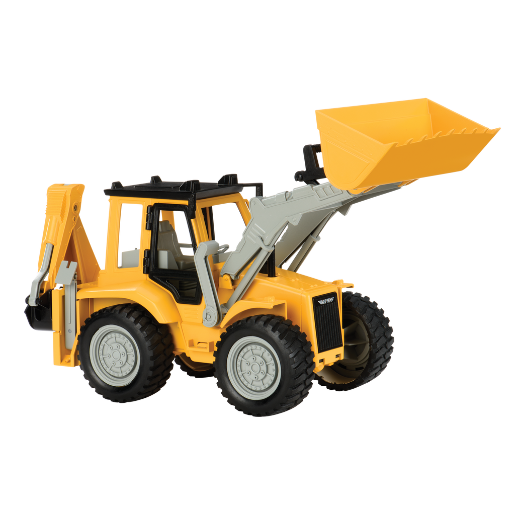 Midrange Yellow toy backhoe loader