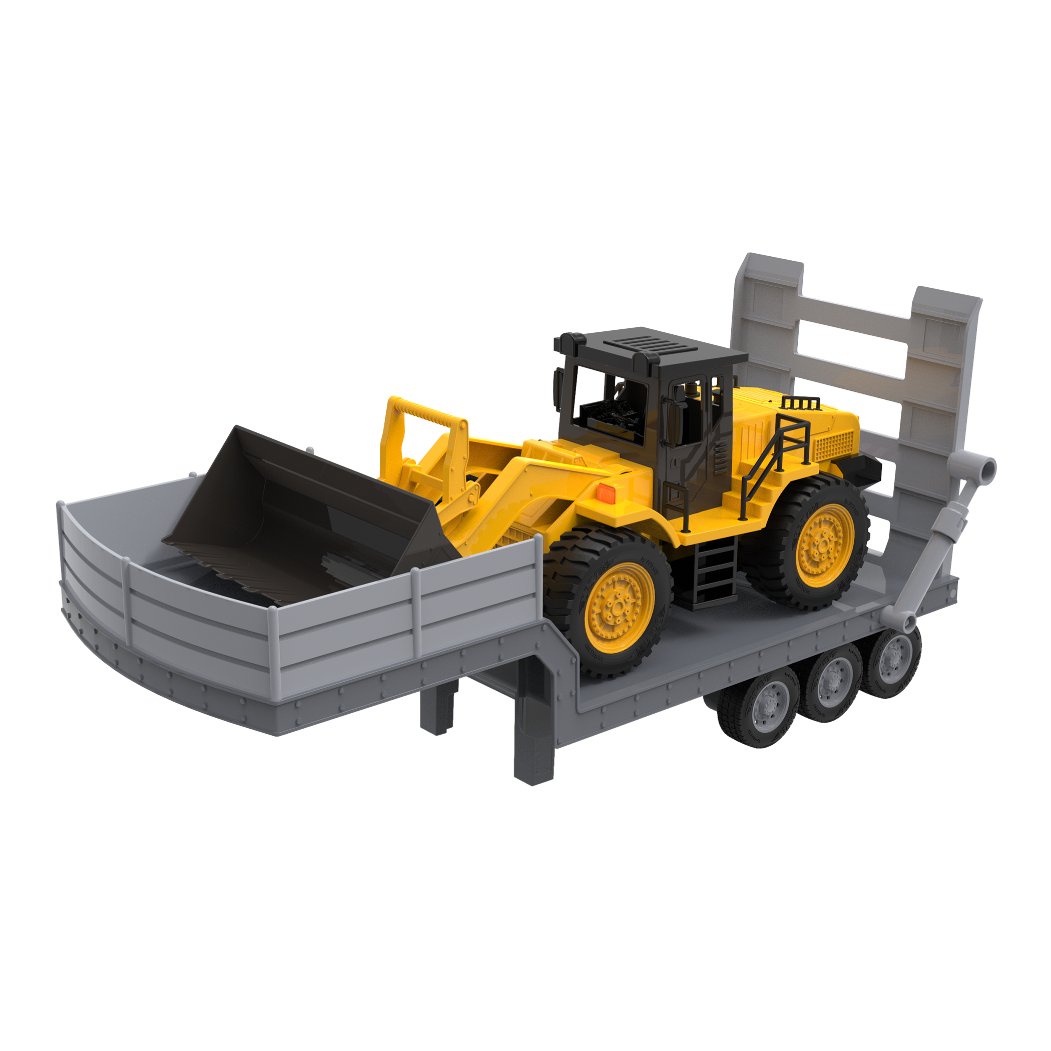 DRIVEN Jumbo Carrier Truck with Midrange Front End Loader