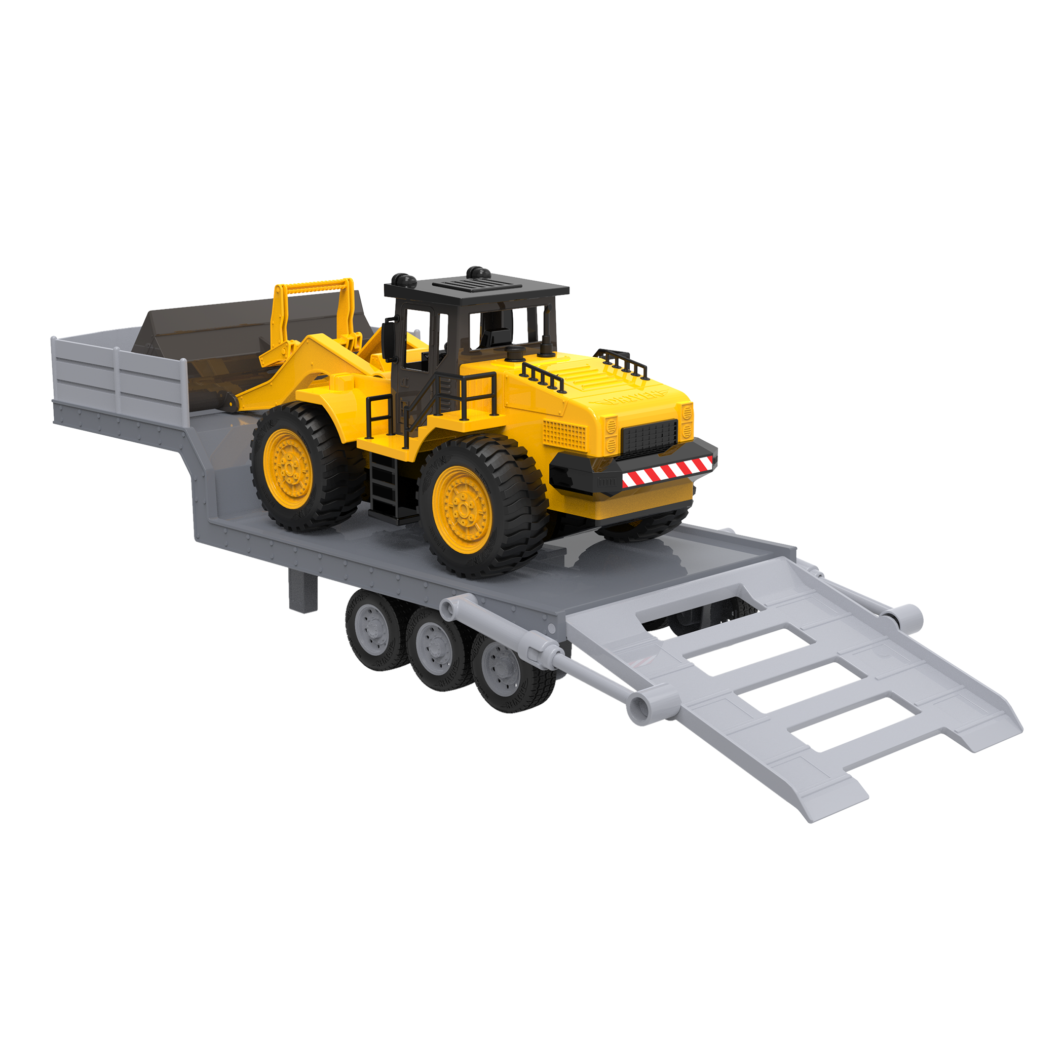 DRIVEN Jumbo Carrier Truck with Midrange Front End Loader