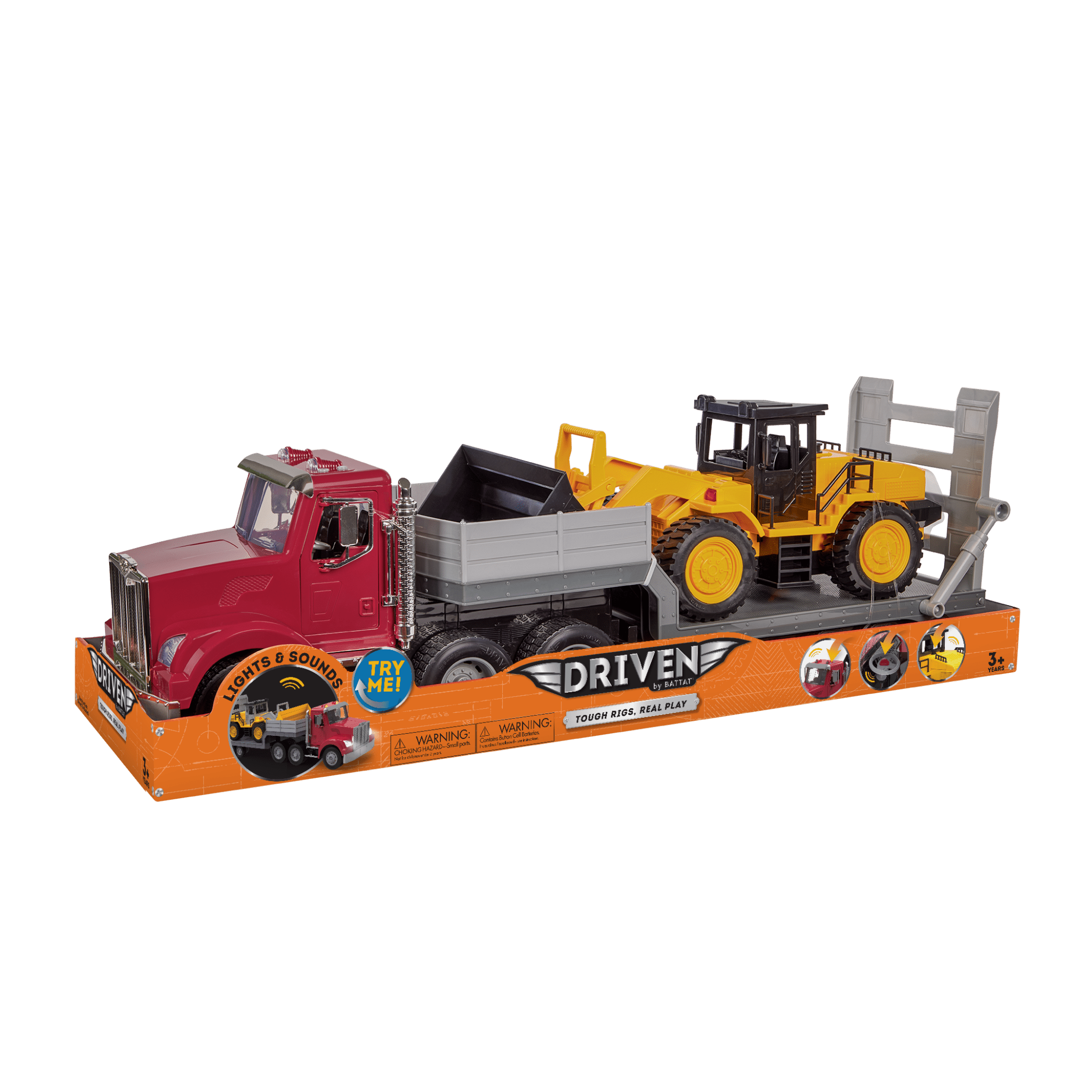 DRIVEN Jumbo Carrier Truck with Midrange Front End Loader