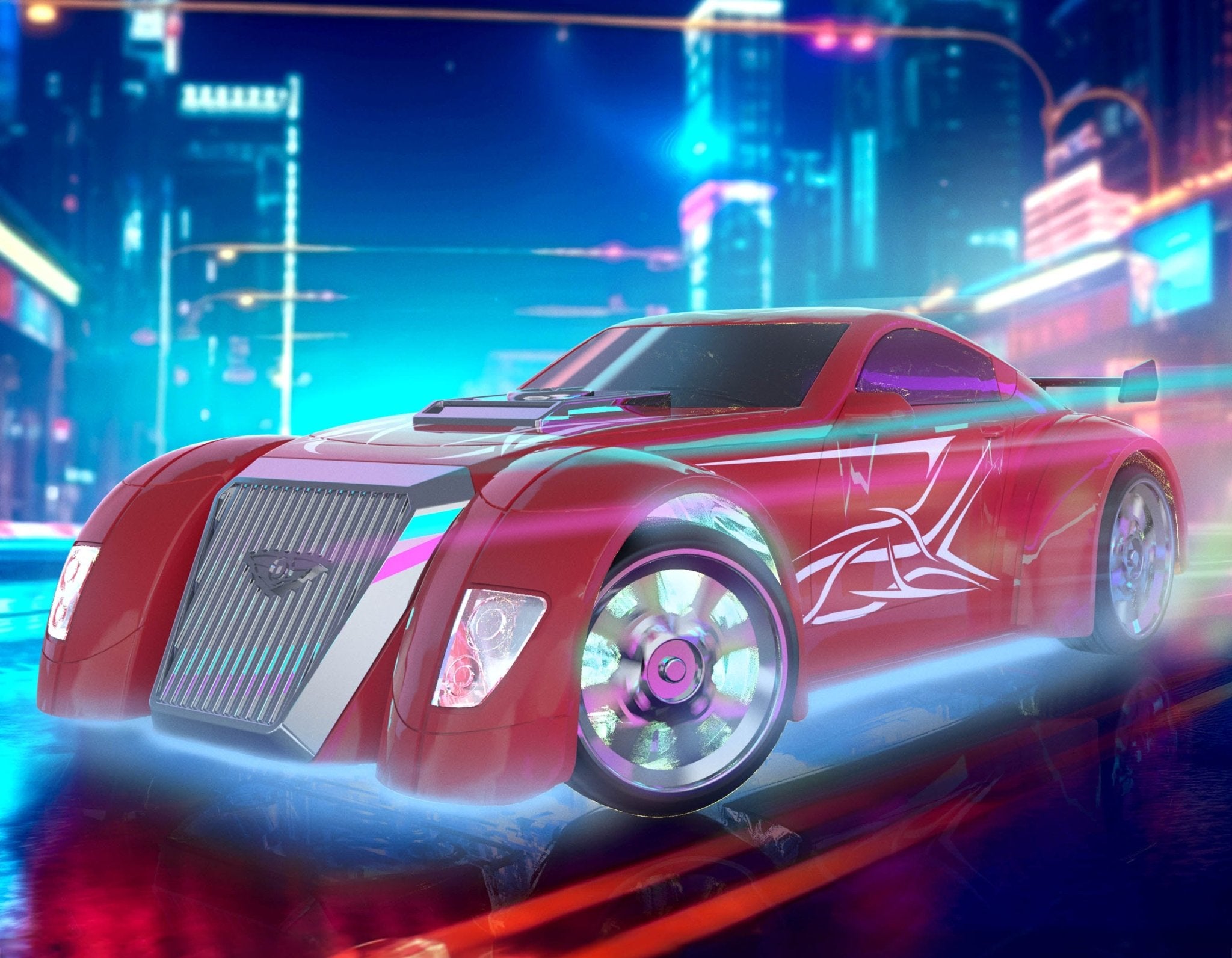 Remote Control Red Sports Car