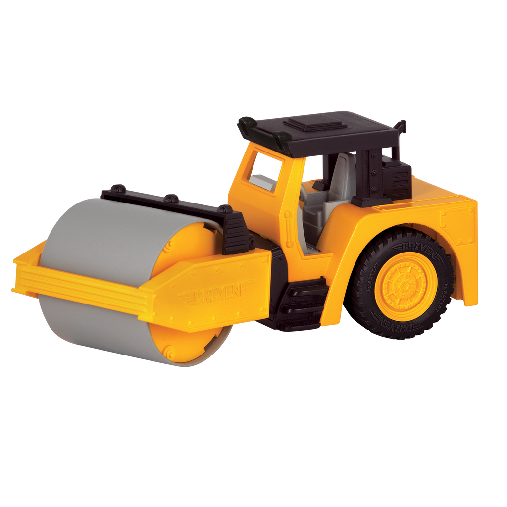 Small Micro Series Yellow toy steam roller