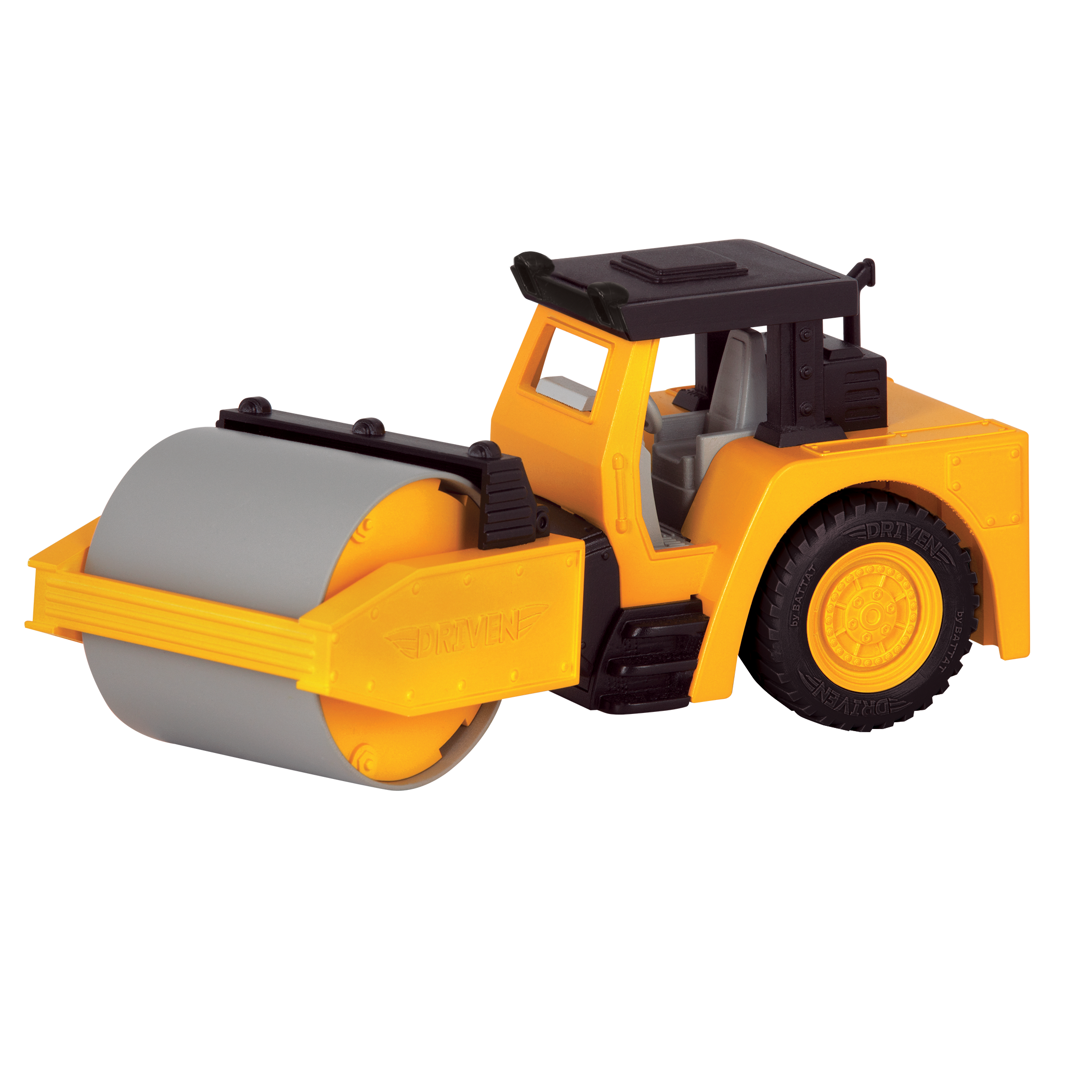 Small Micro Series Yellow toy steam roller