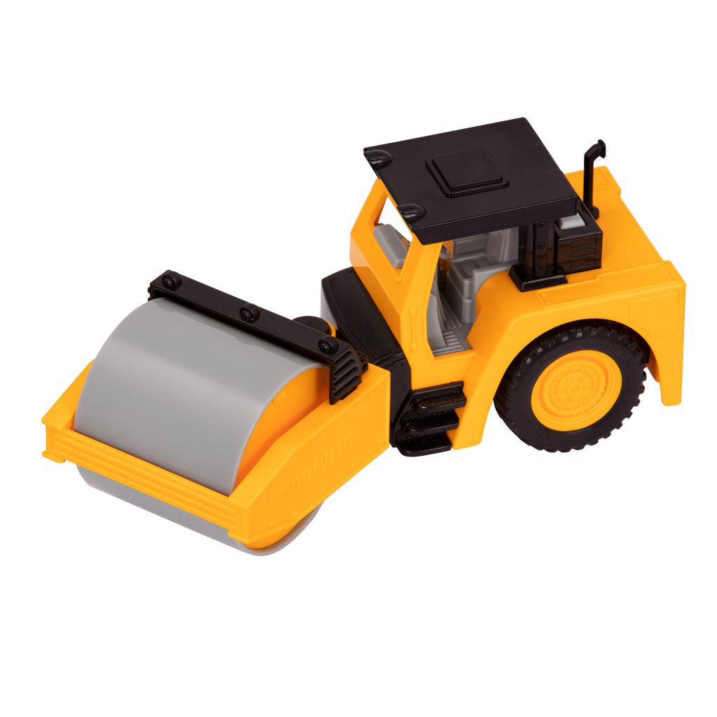 Small Micro Series Yellow toy steam roller