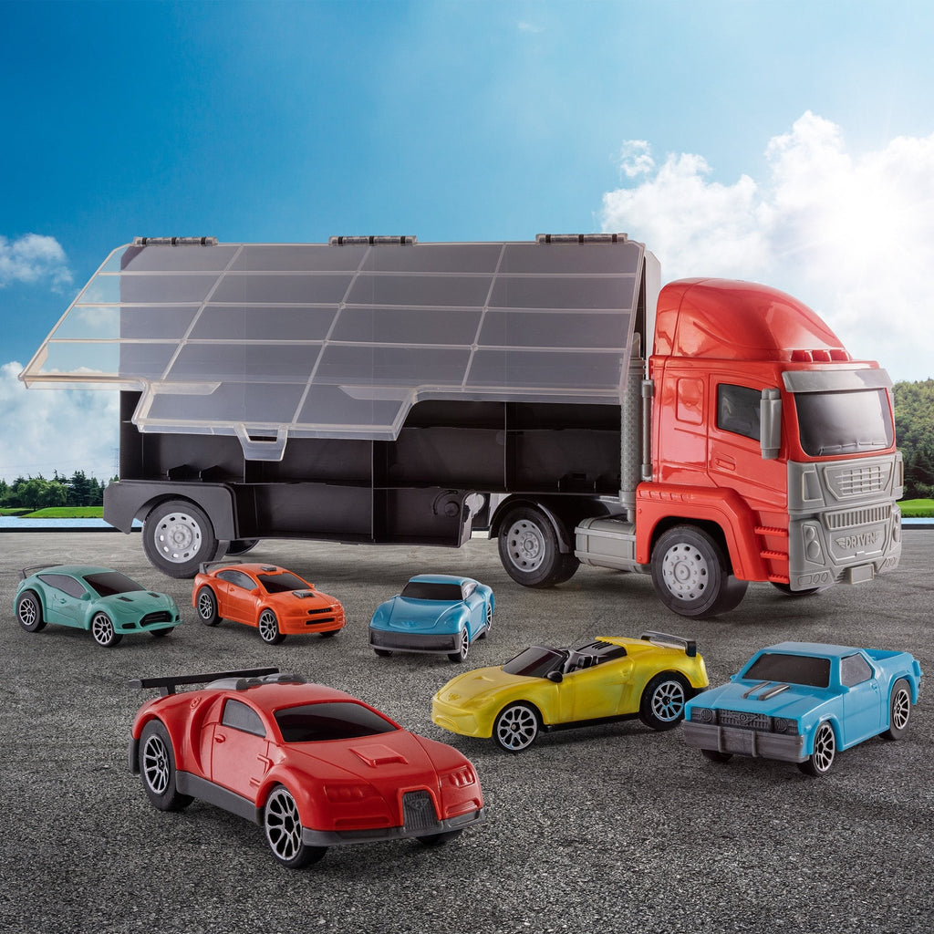 Driven Pull-Back Flat Face Carrier Truck