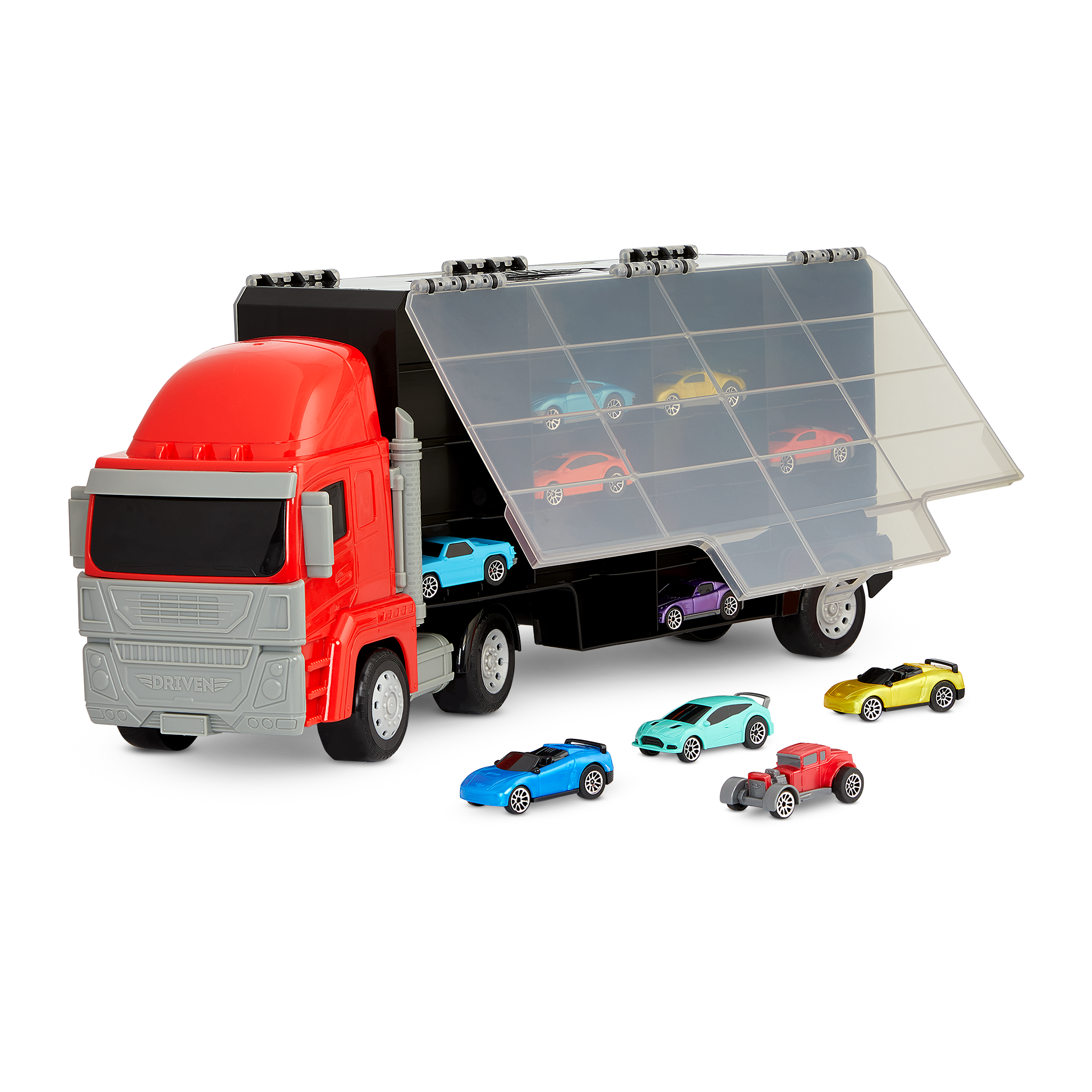 Driven Pull-Back Flat Face Carrier Truck
