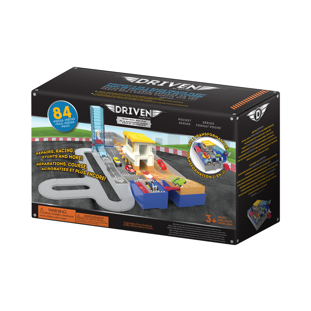 Driven Pocket 2 in 1 Race Track Fleet