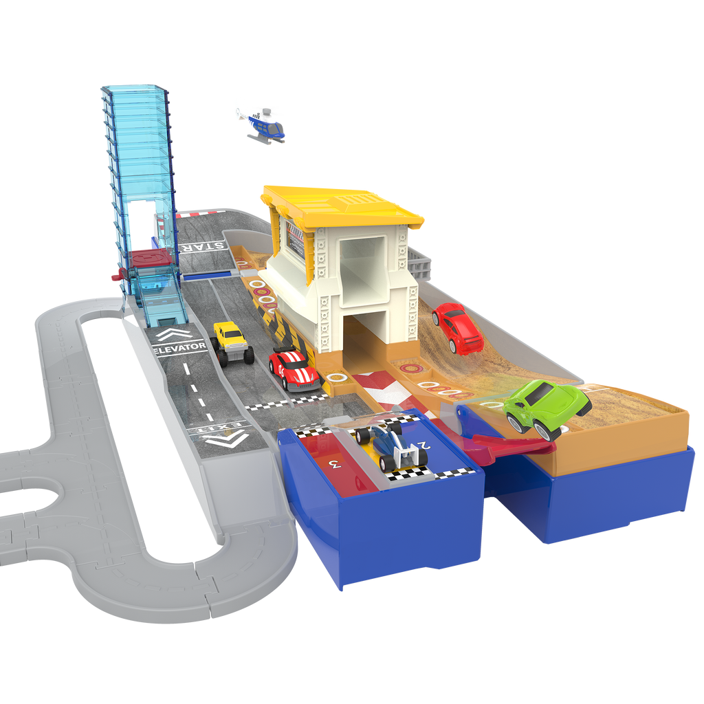 Driven Pocket 2 in 1 Race Track Fleet