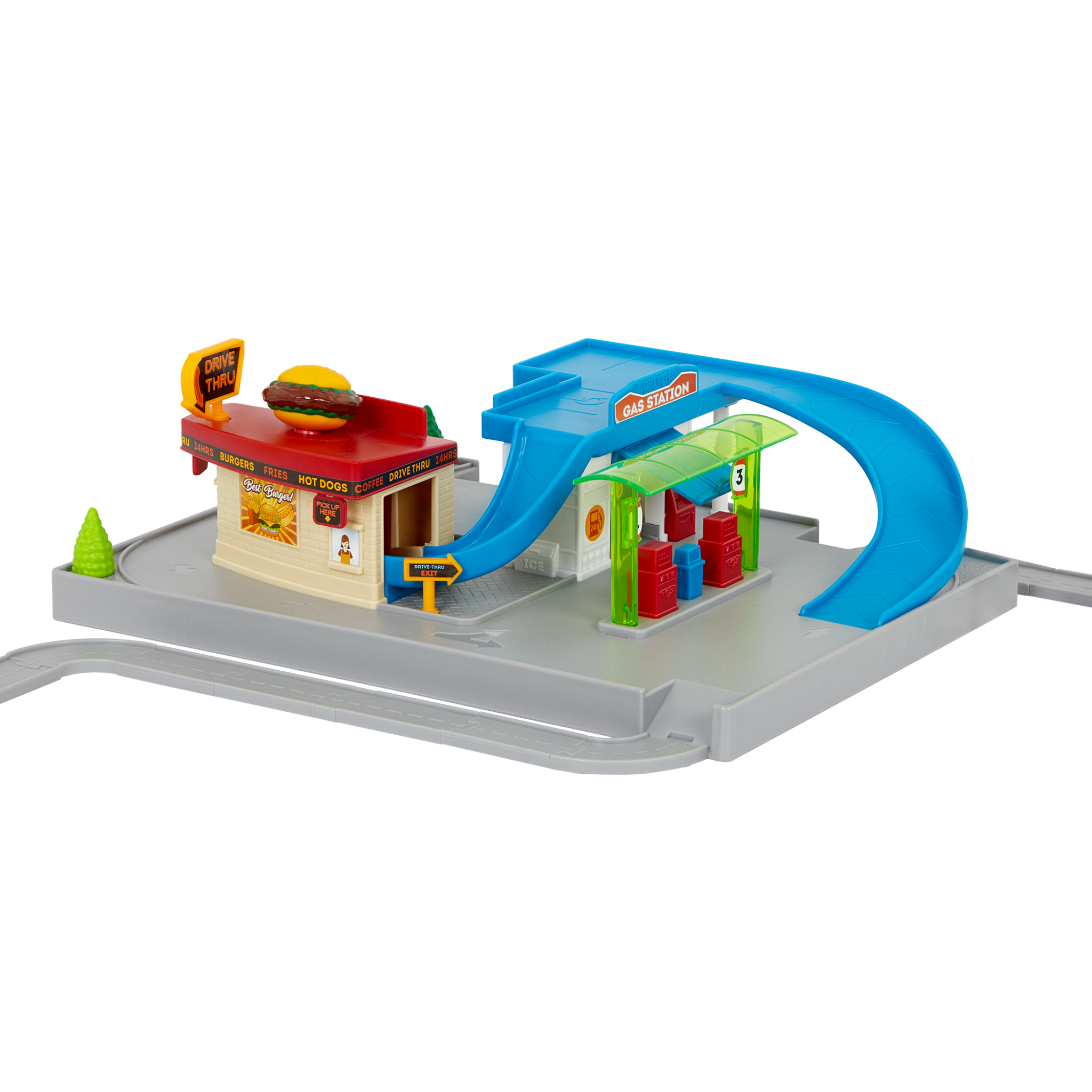 Pocket Dine & Drive Fleet | Mini Toy Cars & Restaurant | Car Toys
