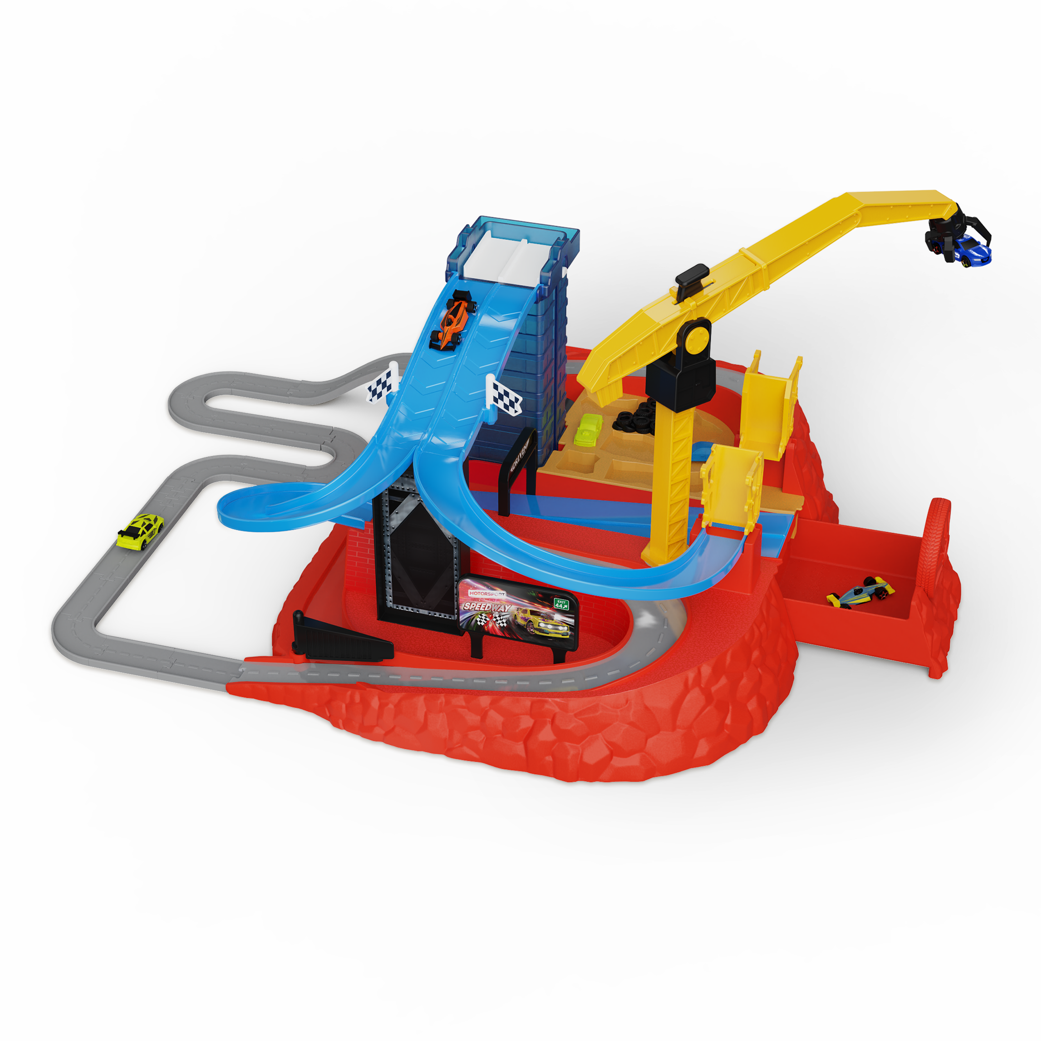 Pocket Junkyard Street Racer Playset by DRIVEN