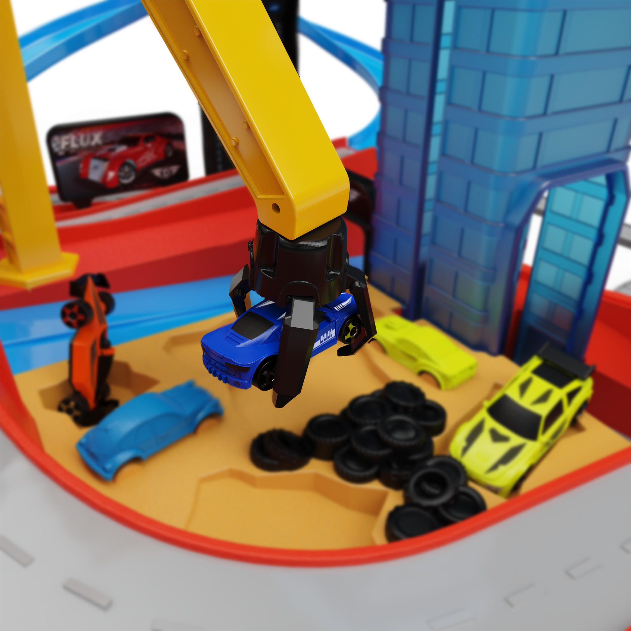 Pocket Junkyard Street Racer Playset by DRIVEN