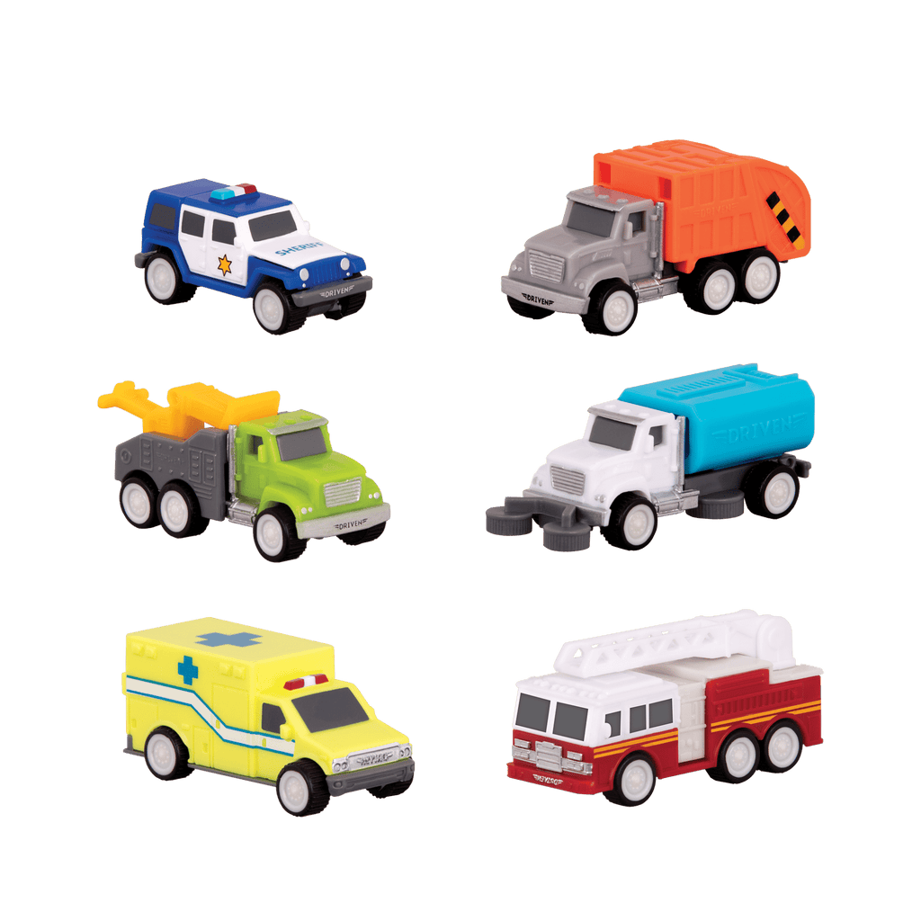 Mini Pocket Series City Playset Cars Tracks Road Signs