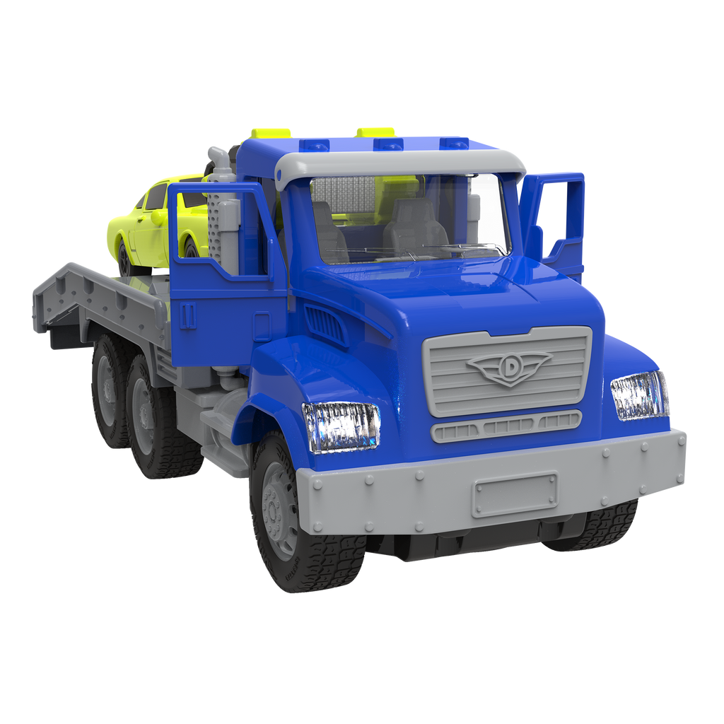 blue tow truck toy for kids with remote control