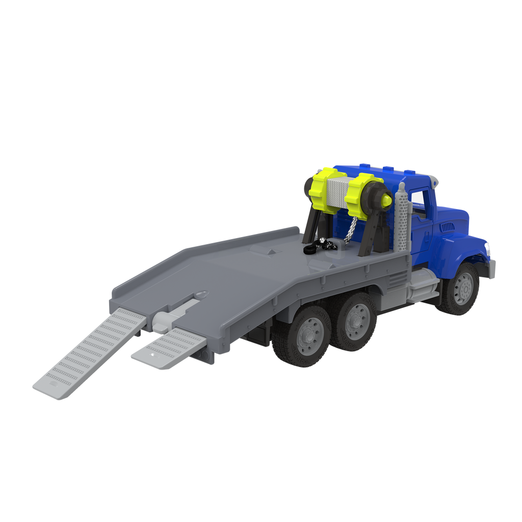 blue tow truck toy for kids with remote control