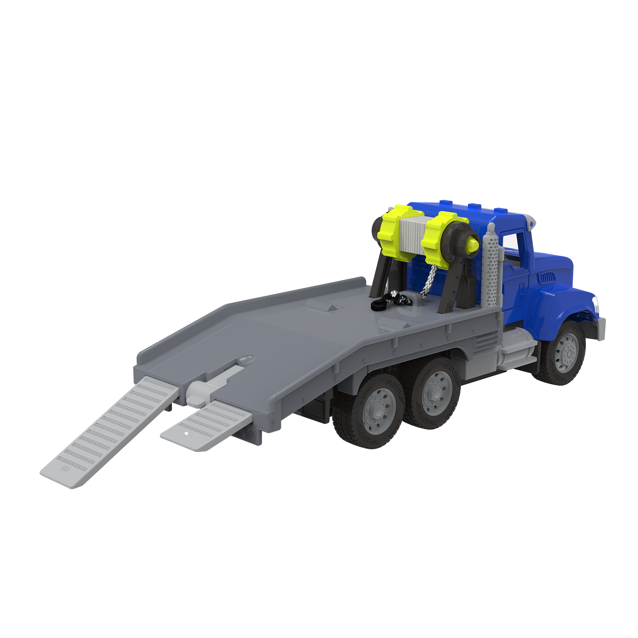 blue tow truck toy for kids with remote control