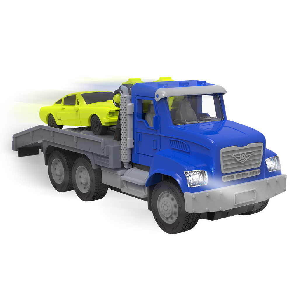 blue tow truck toy for kids with remote control