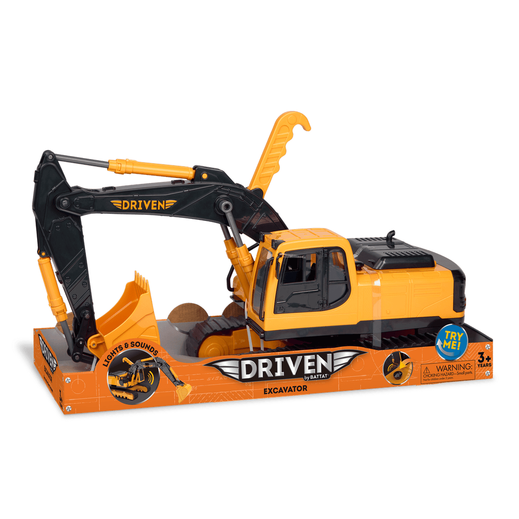 Excavator, 22 inches - DRIVEN by Battat