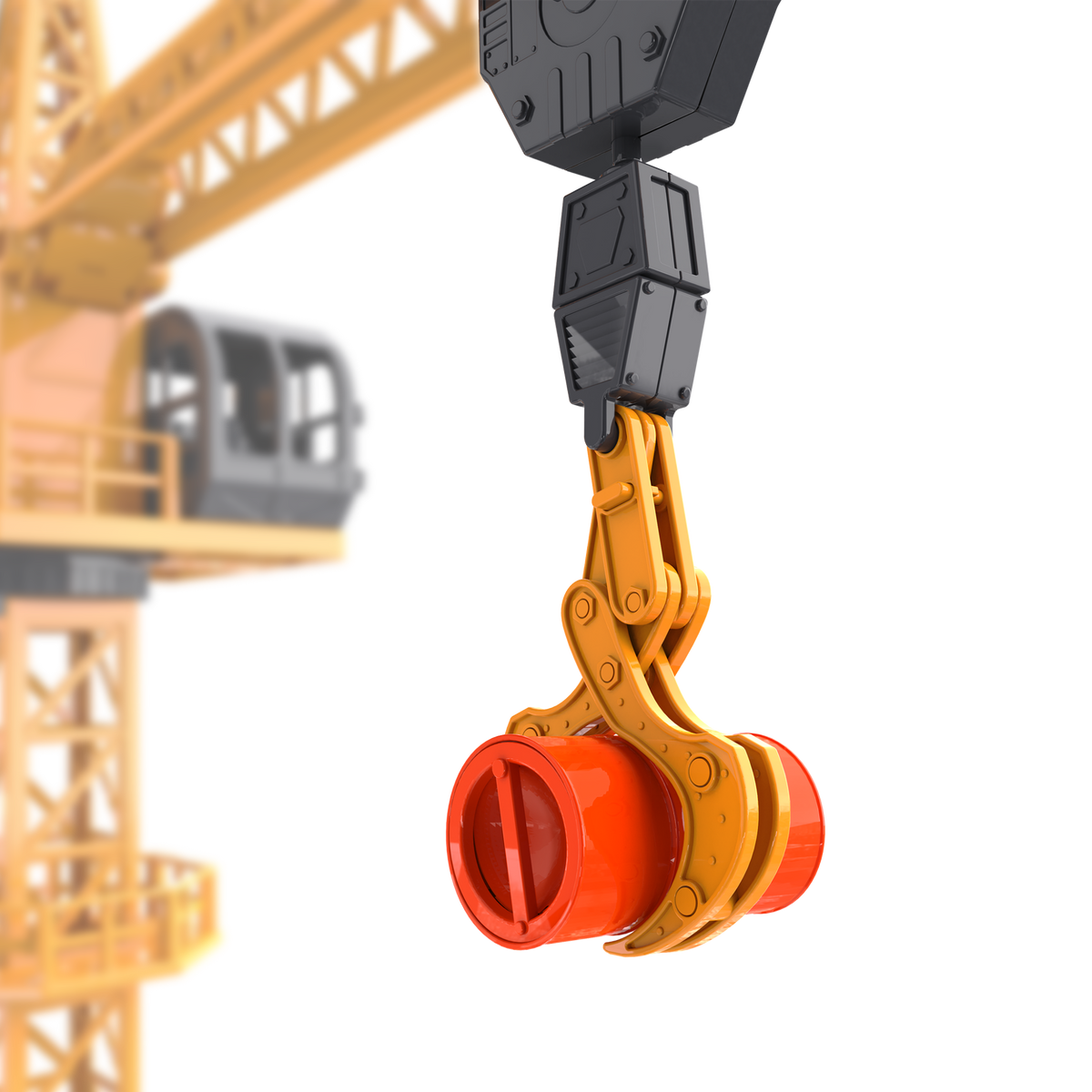 Jumbo RC Tower Crane DRIVEN by Battat 4 feet tall