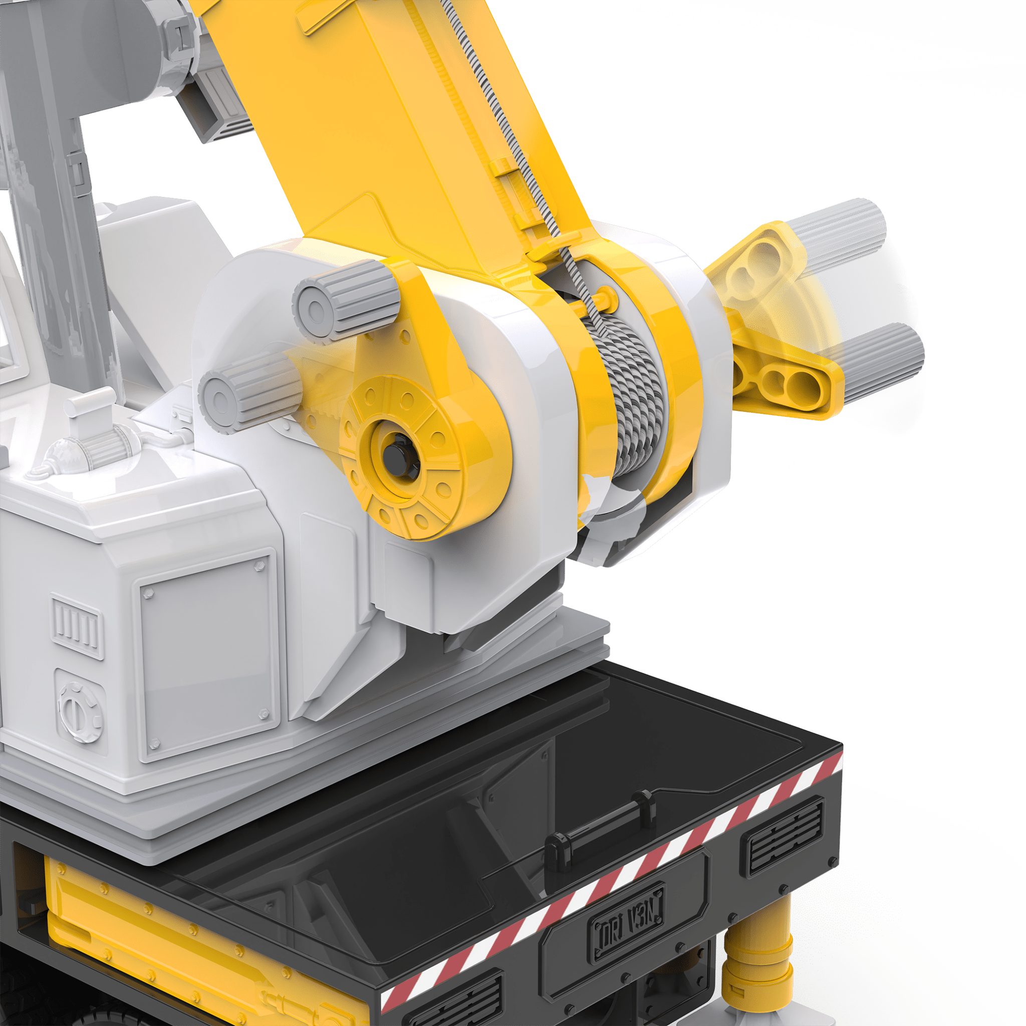 Crane Truck, 29 inches - DRIVEN by Battat