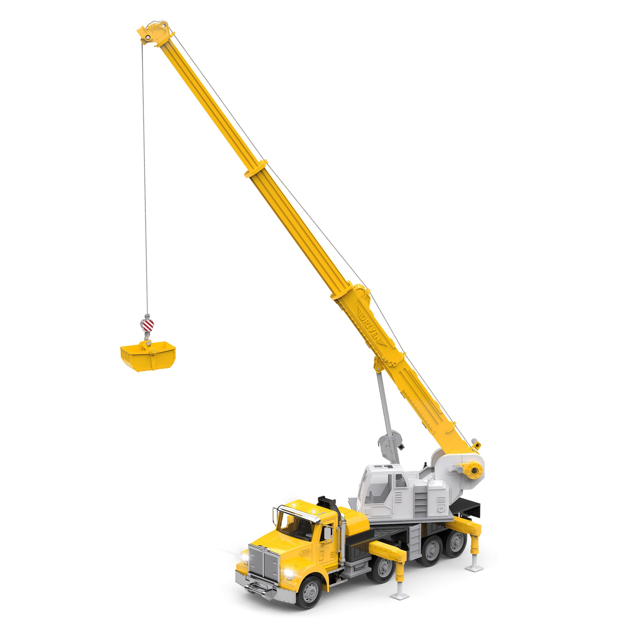Crane Truck, 29 inches - DRIVEN by Battat