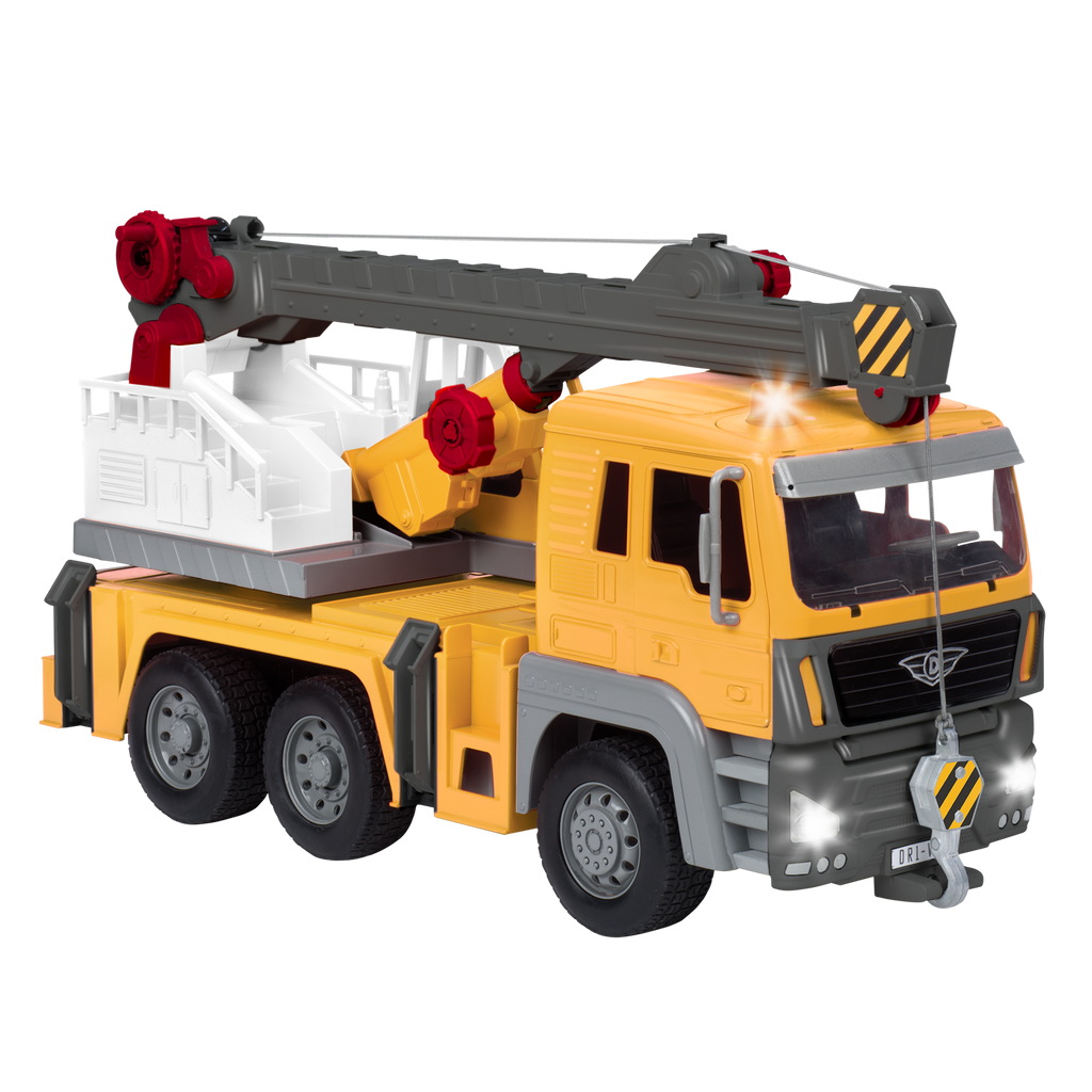 Large toy crane truck.