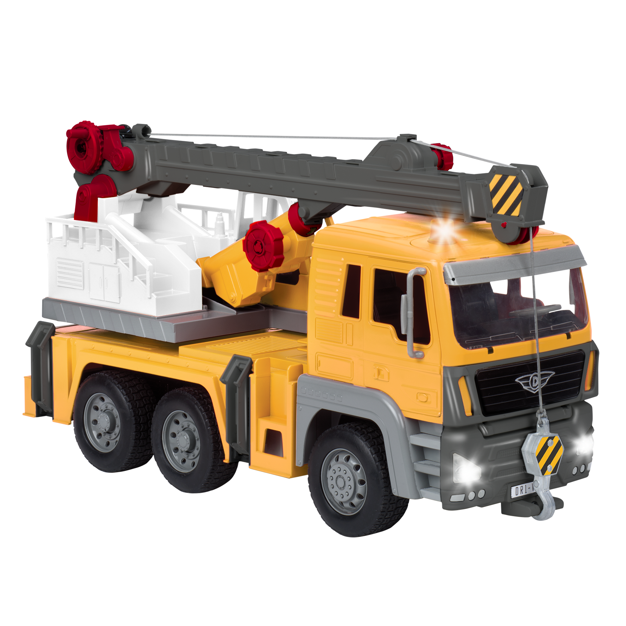 Large toy crane truck.